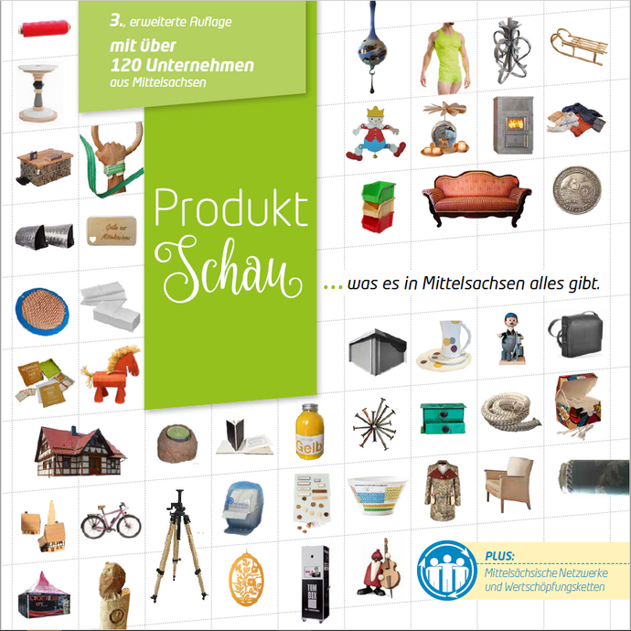 Titelbild der Broschüre ProduktSCHAU, 3. Auflage