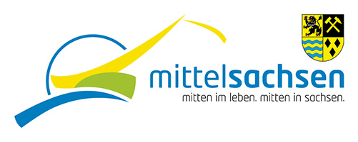 Logo Landkreis Mittelsachsen mit Wappen